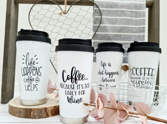 Thermobecher - coffee to go Becher mit Spruch - 420ml