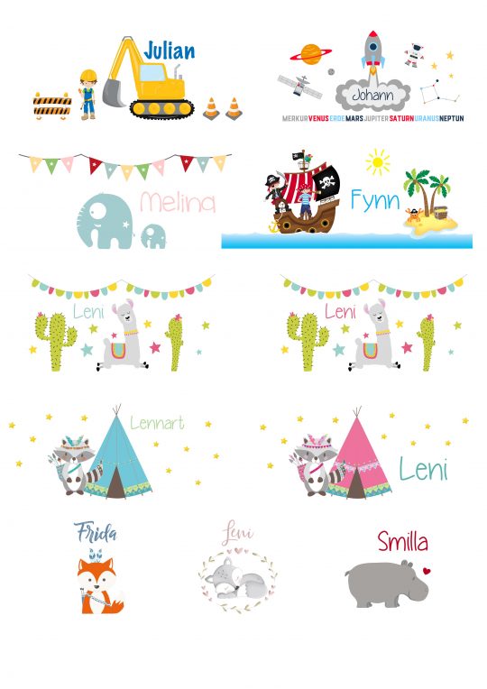 Spardose mit Name - haufenweise Designs zur Auswahl – Bild 6