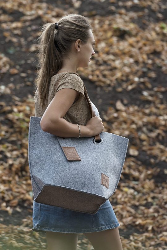 Filztasche in Maxigröße 50x40 cm – Bild 2