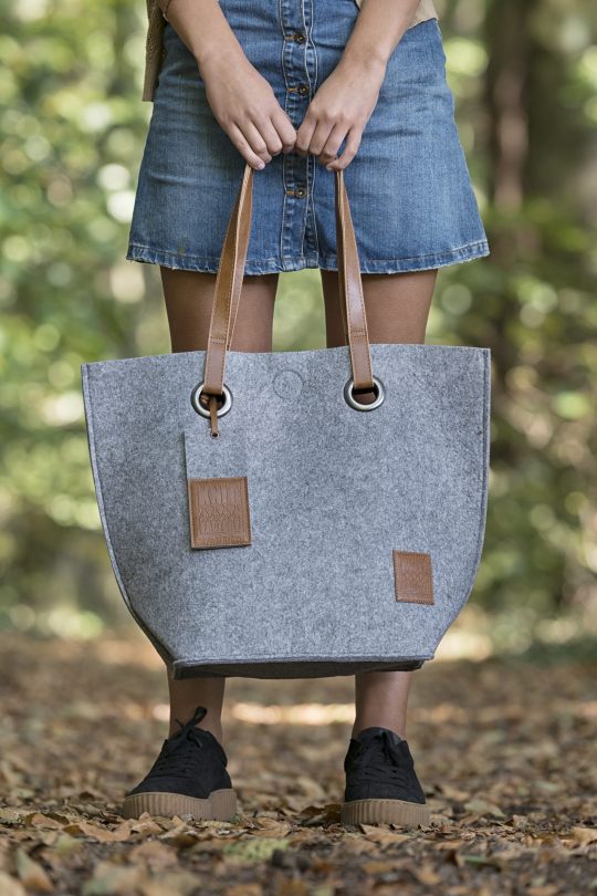 Filztasche in Maxigröße 50x40 cm