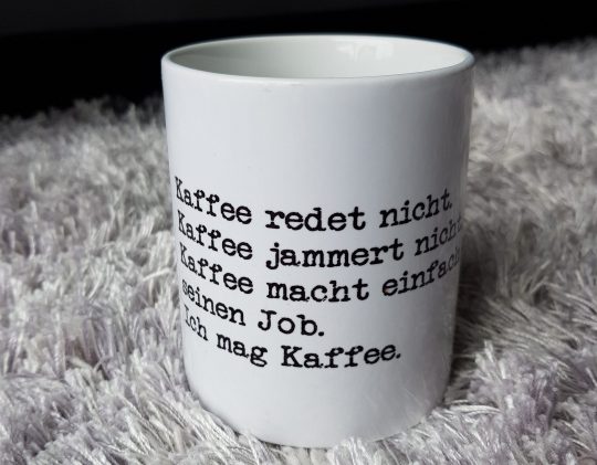 Tasse mit Spruch - Ich mag Kaffee