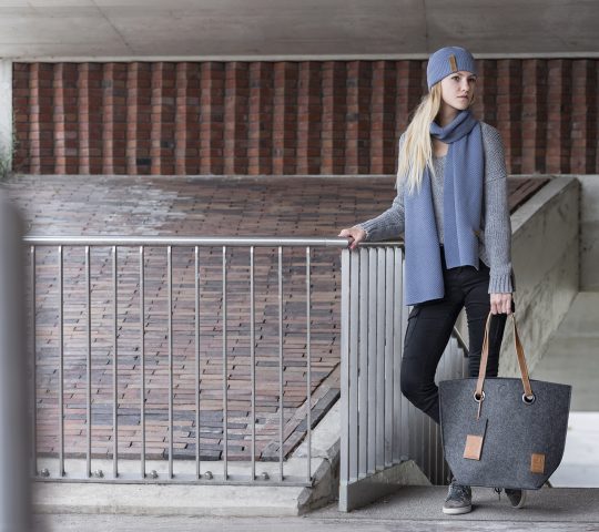 Filztasche in Maxigröße 50x40 cm – Bild 3