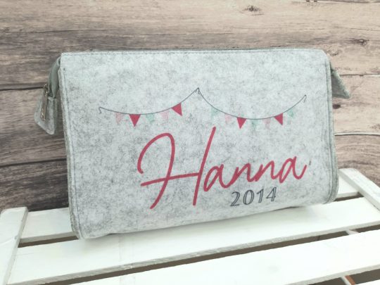 Necessaire - Kosmetiktasche - Windeltasche to go - personalisiert
