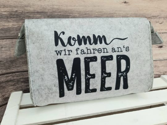 Necessaire - Kosmetiktasche - Windeltasche to go - personalisiert – Bild 4
