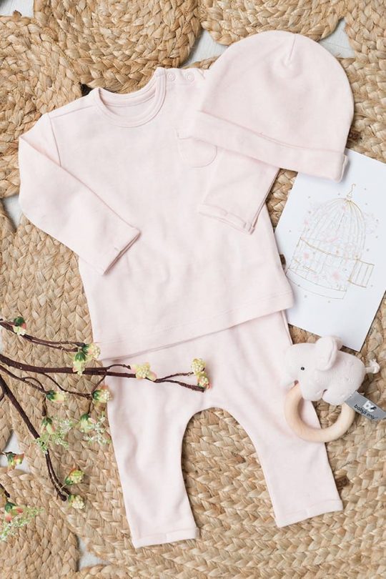Baby Langarmshirt melange