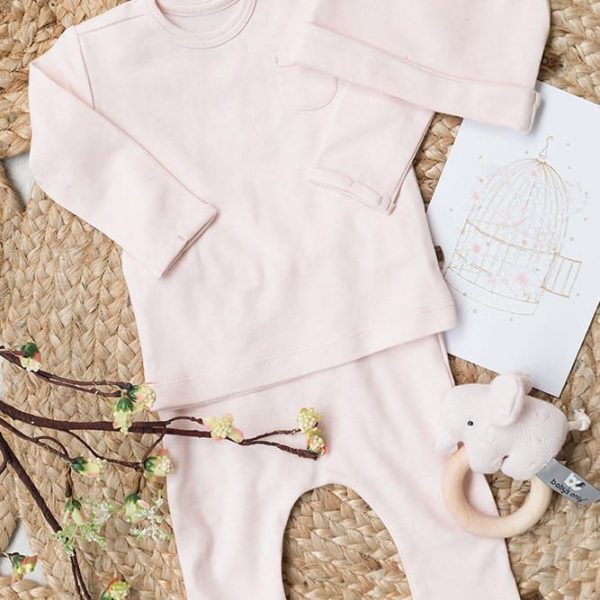 Baby Langarmshirt melange