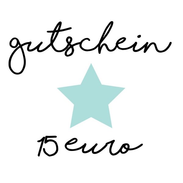 Geschenkgutschein 15 Euro
