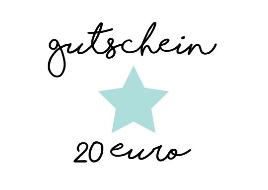 Geschenkgutschein 20 Euro