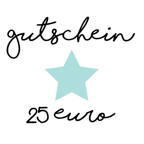 Geschenkgutschein 25 Euro