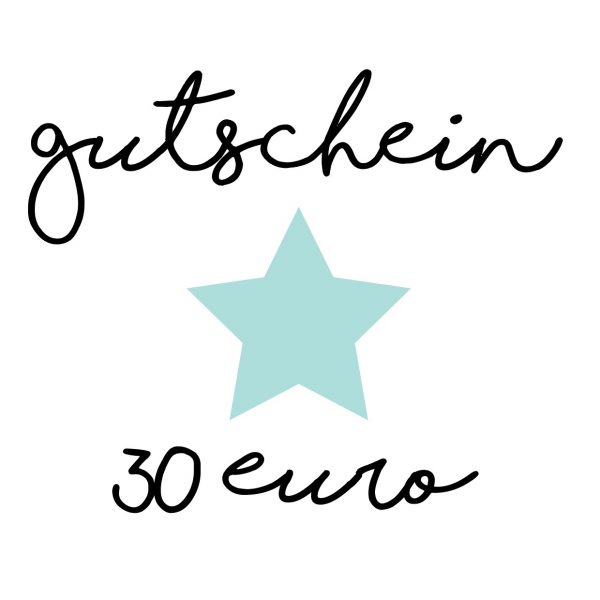Geschenkgutschein 30 Euro
