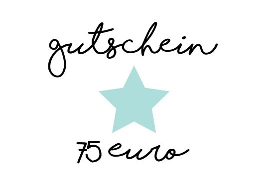 Geschenkgutschein 75 Euro