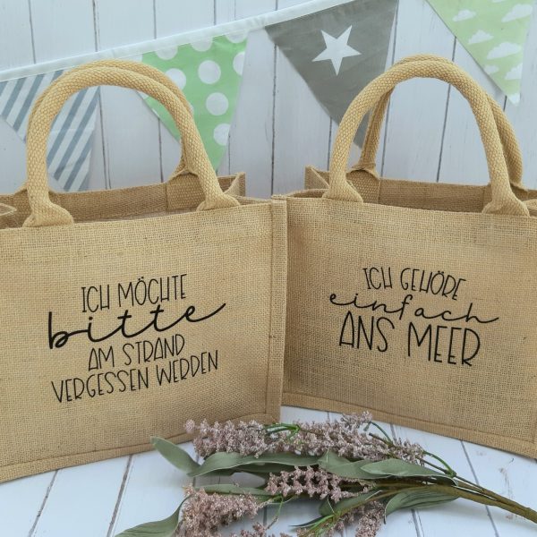 Tasche - Jutetasche mini