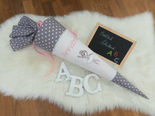 Schultüte mit Namen - Zuckertüte - Ballerina