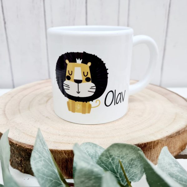 Kinderbecher/Kindertasse aus Kunststoff mit Namen - perfekt für kleine Kinderhände - viele Motive zur Auswahl
