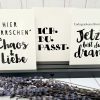 Kartenständer 25cm schwarz