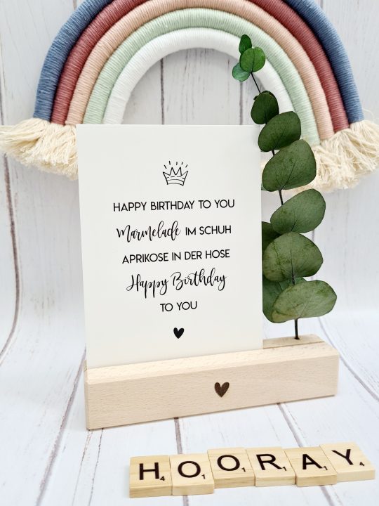 Postkarte - Happy Birthday