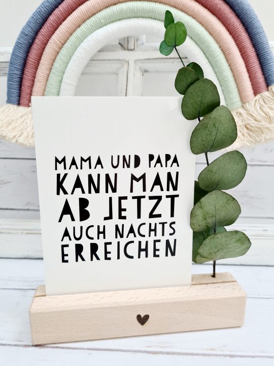 Postkarte - Nachts erreichbar