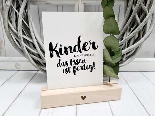 Postkarte - Kinder kommt nörgeln