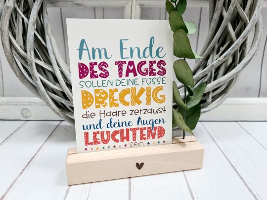 Postkarte - Am Ende des Tages