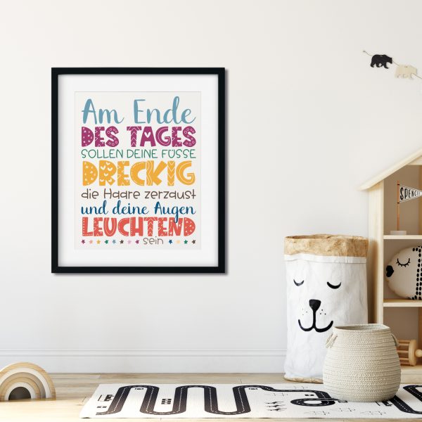 Am Ende des Tages - Kunstdruck DinA4