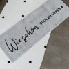 Kleine Polyamid Fußmatte -Wie schön, dich zu sehen- 75 x 25cm