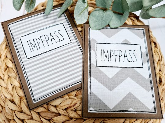 Impfpass Hülle aus Snappap (veganes Leder)