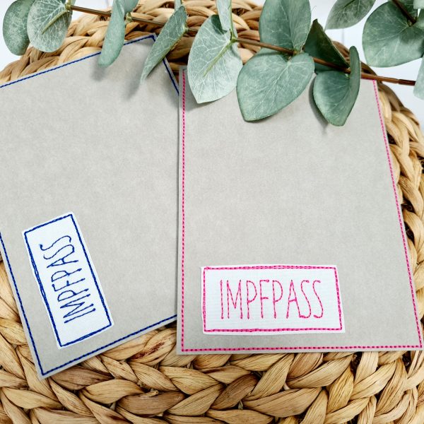 Impfpass Hülle aus Snappap (veganes Leder)