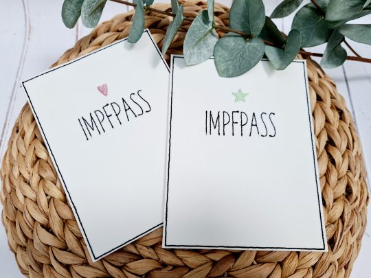 Impfpass Hülle aus Snappap (veganes Leder)