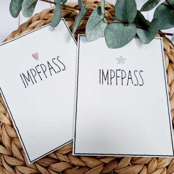Impfpass Hülle aus Snappap (veganes Leder)