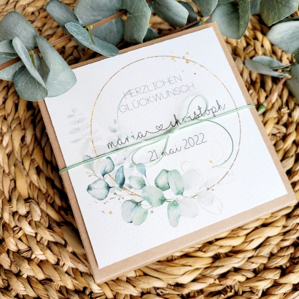 Verpackung Geldgeschenk Hochzeit // Wunscherfüller