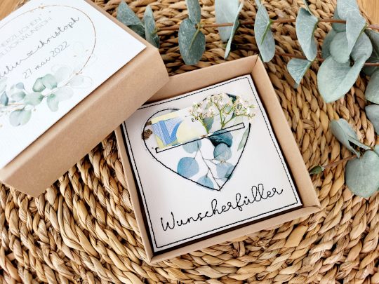 Verpackung Geldgeschenk Hochzeit // Wunscherfüller – Bild 2