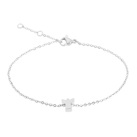 Armband - Only for You - Schutzengel - versilbert – Bild 2