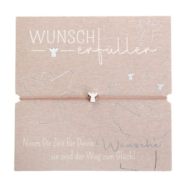 Armband - Wunscherfüller - Schutzengel - versilbert