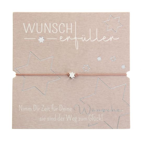 Armband - Wunscherfüller - Stern - versilbert