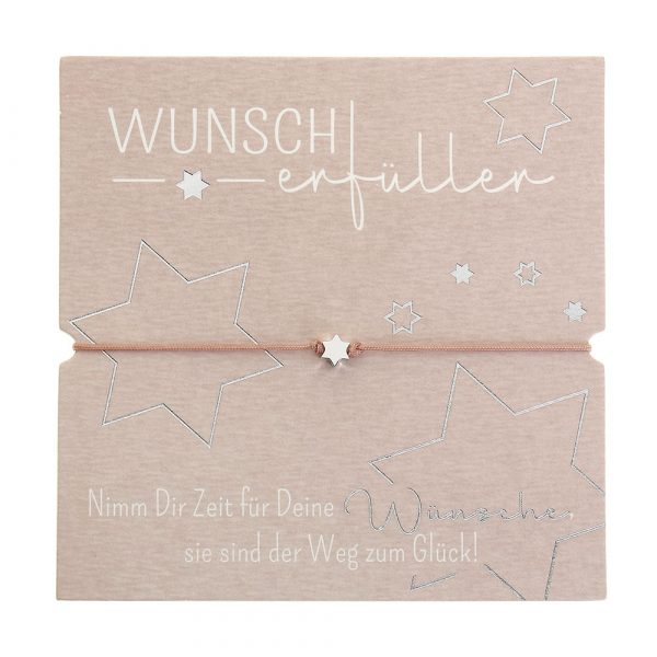 Armband - Wunscherfüller - Stern - versilbert