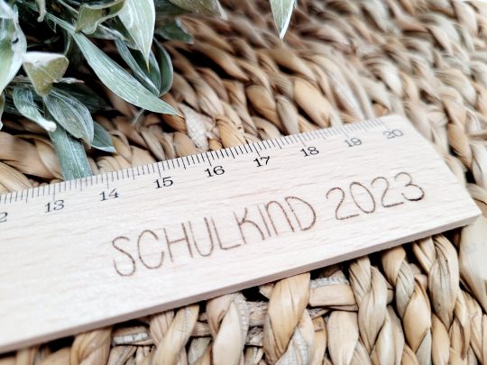 Lineal 20cm mit Wunschname und Wunschmotiv – Bild 2