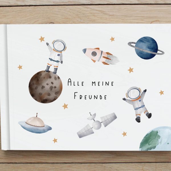 Freundebuch für Kinder Astronauten