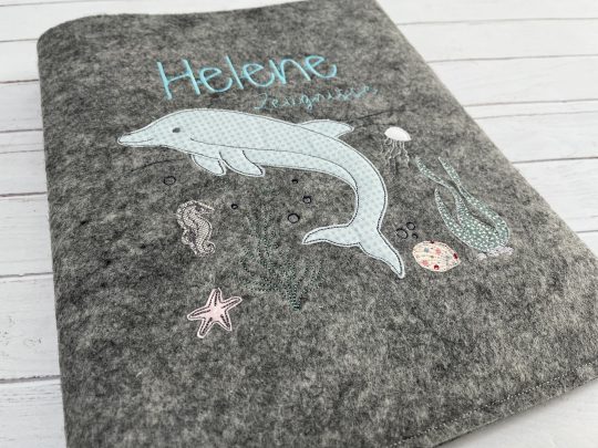 Zeugnismappe Delfin // Zeugnisordner Delfin – Bild 3