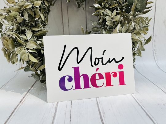 Postkarte - Moin Chérie