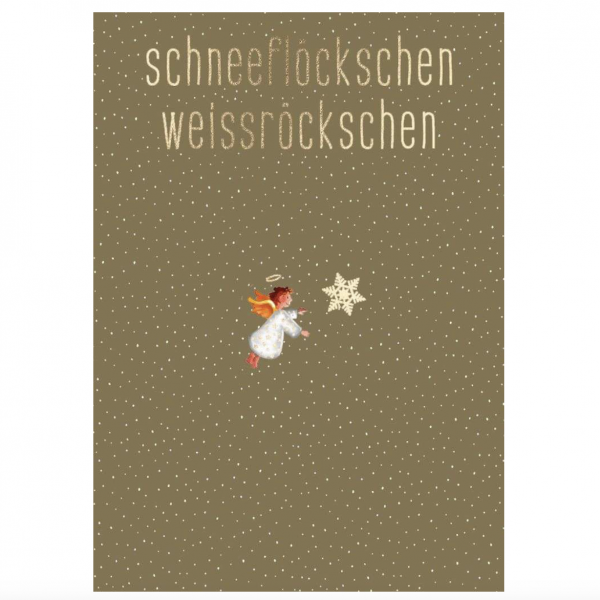 Postkarte: Schneeflöckchen Weißröckschen