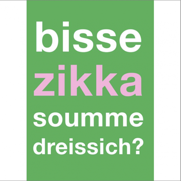 Doppelkarte: bisse zikka soumme dreissich