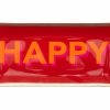Love Plates, Glasteller // Happy // rot – Bild 2