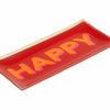 Love Plates, Glasteller // Happy // rot