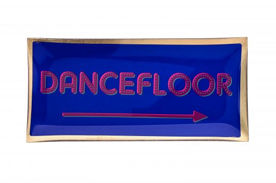 Love Plates, Glasteller // Dancefloor // blau – Bild 2