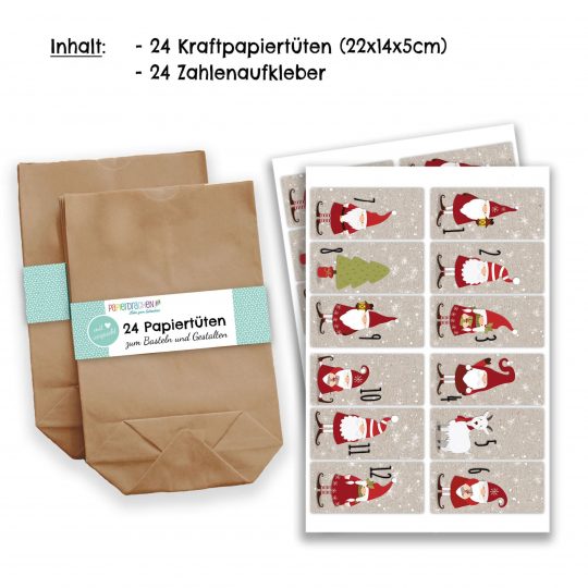 Adventskalender Tütenset Nikolaus – Bild 3