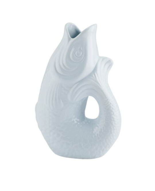 Monsieur Carafon // Fisch Karaffe // Vase // blue horizon // 1,2 Ltr.