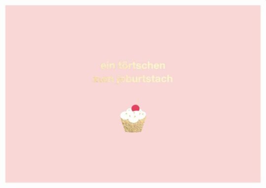 Postkarte: Törtschen zumjeburtstach