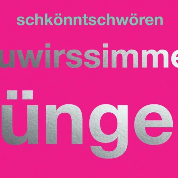 Doppelkarte: schkönntschwören duwirssimmer jünger