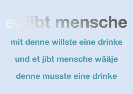 Postkarte: et jibt mensche