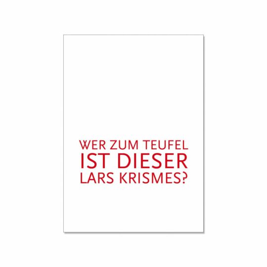 Postkarte - Lars Krismes